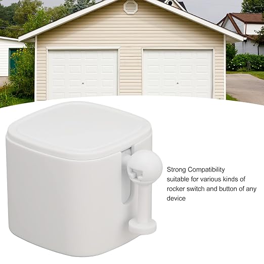 Smart Switch Pusher, Smart Home Bluetooth Fingerbot for Light Switch Doorbell Coffee Maker, APP Remote Timing Voice Control (White)