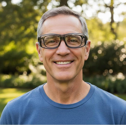 LVIOE Fit Over Blue Light Blocking Glasses and Computer Eyewear- Wear Over Prescription Glasses/Reading Glasses/RX Glasses