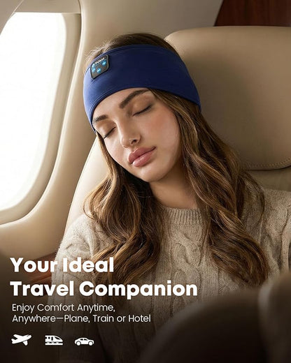 Bluetooth Sleep Headphones Headband - Comfortable Wireless Headphones with HD Sound, Sweatproof & Washable for Sleeping, Yoga, Running, Meditation