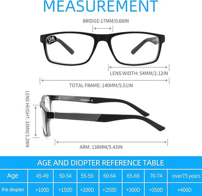 DONGDI Blue Light Blocking Reading Glasses 4 Pack Computer Readers for Women Men,Anti Glare UV Ray Filter Eyeglasses… (4pack-grey tortoise, 2.50)