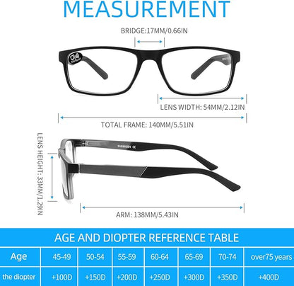 DONGDI Blue Light Blocking Reading Glasses 3 Pack photochromic Readers for Women Men,Anti Glare UV Ray Filter Eyeglasses… (3pack-mix, 3.00)