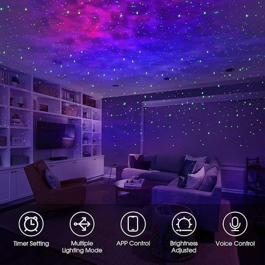 Panamalar Smart Star Projector, WiFi Galaxy Light Projector Nebula Cloud Projector with APP Control,Timer,Alexa Voice Control, Starry Sky Projector Night Light for Bedroom Kids Party Gift