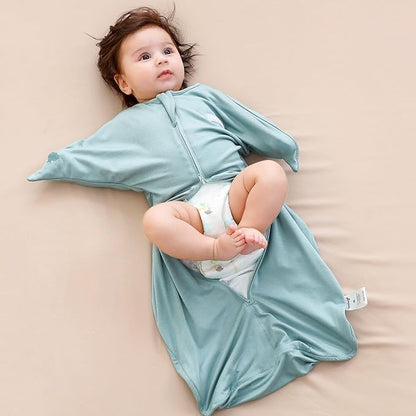 PuppyPaws Baby Sleep Sack, Transitional Swaddle, Swaddles for Newborns，1.0 Tog Sleep Sack 9-15 Months, Wearable Blanket Baby with 2-Way Zipper