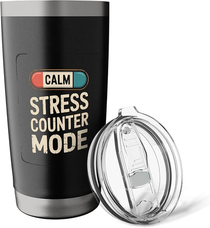 Relaxation Breathing Vagus Nerve Stimulation Stress Relief Stainless Steel Insulated Tumbler