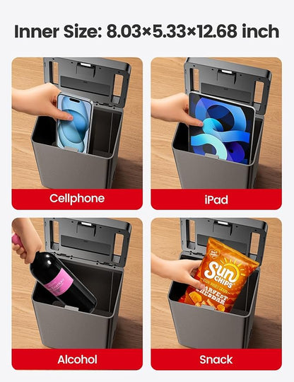 Vaydeer Metal Timed Lock Box, Phone Lockbox with Timer, iPad Safe Container, Self-Control Locker with USB-C Charge,Electronic Device Time Release Jail for Cellphone/Tablet/Medicine/Snack/Alcohol-Large