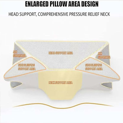 Sleep Apnea Pillow, Premium Memory Foam Pillow for Neck Pain Relief, Premium Ergonomic Pillows Side Sleeper for Adults