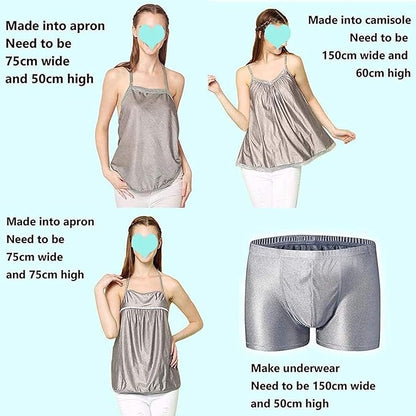 Radiation Protection EMF Signal Shielding Material Electromagnetic Protection Window Fabric Shielding Fabric, Radiation-Proof Clothing, Radiation Made Protective Blanket (Size : 150 x 500cm)