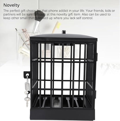 Phone Lock Box with Timer, Cell Phone Jail, Mobile Phone Jail with Timer Cell Phones Prison Lock Up Smartphone Stand Holder Classroom Home Table Office Storage Gadget (All
