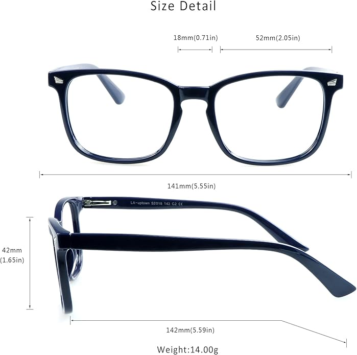 LifeArt Blue Light Blocking Glasses, Anti Eyestrain
