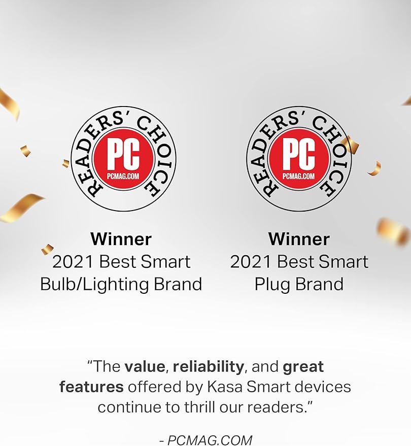 kasa smart Plug Power Strip KP303, Surge Protector with 3 Individually Controlled Smart Outlets and 2 USB Ports, Works with Alexa & Google Home, No Hub Required , White