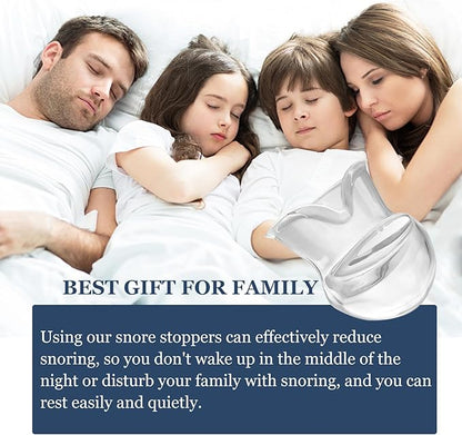Snoring Solution - Anti-Snore Device, Reusable Snore Solution Stopper for Men/Women - MF22