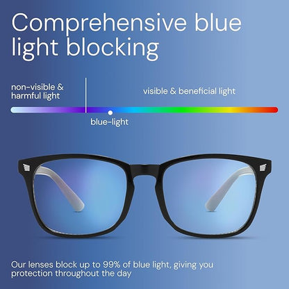 livho Gaming Blue Light Blocking Glasses for Better Sleep, Premium Night Driving, Computer Blockers for Man & Woman