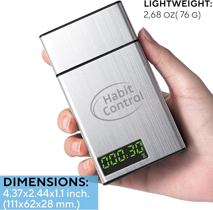 Timed Lock Box Small - Portable Locking Pill Box with Timer Lock for Medication Storage, Time Release Lock Container Mini for Kitchen Cabinet's Key, Snack Lockbox with Single Compartment