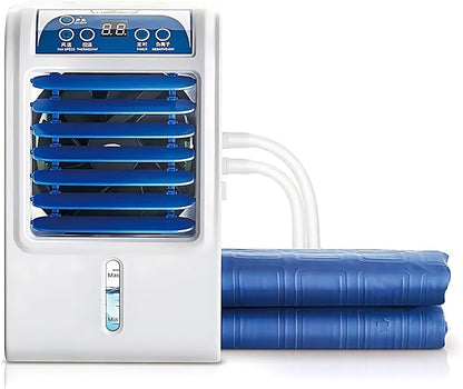 Cooling Water Mattress Pad – Single/Double Size Water-Cooled Bed Cooler System with Ice Pad for Hot Sleepers, Night Sweats & Summer Relief – Ideal for Home, Dorm, Apartment, Hostel,Single