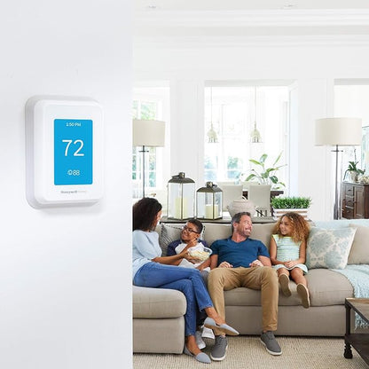 Honeywell Home T9 WiFi Smart Thermostat, Smart Room Sensor Ready, Touchscreen Display, Alexa and Google Assist (Renewed)