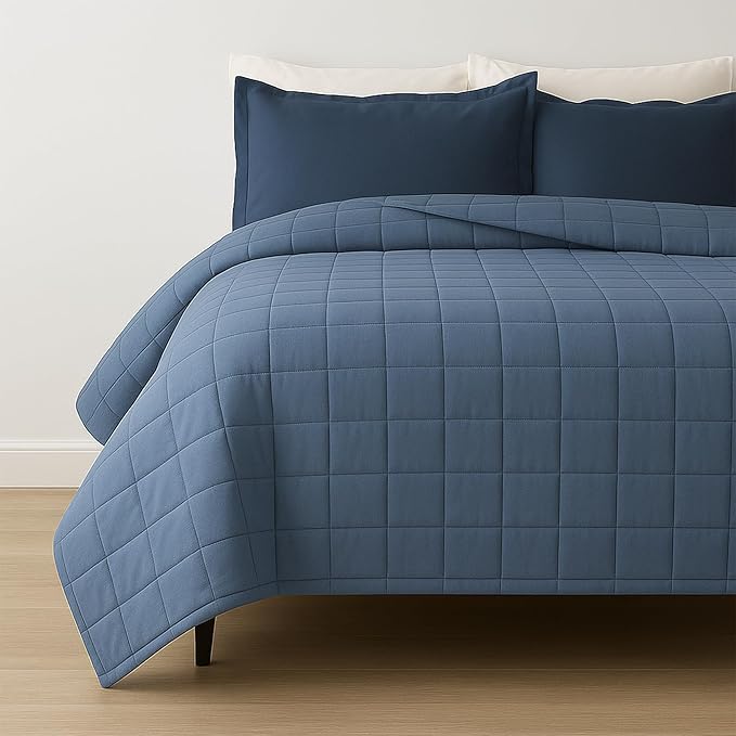 HomeSmart Cooling Weighted Blanket King Size 30 lbs, Designed with Hi-Tek Stay Cool Fabric, Machine Washable, Perfect for Couples, Also Fits California King Beds