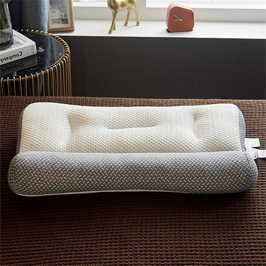 Proease Pillows for Sleep Apnea, Proease Orthopedic Deep Sleep Pilloow, Pro Ease Sleep Apnea Pillow, Ergonomic Piillow for Neck and Shoulder, Proease Pillow for Side, Back, Stomach Sleepers (White)