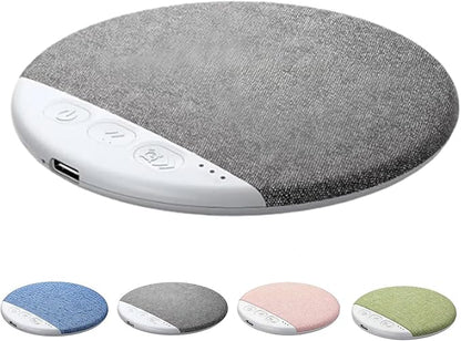 Pillow Speakers for Sleeping，Under Pillow Speaker with White Noise Timer, Mini Bone Conduction Sleep Aid with Stereo Bass (Gray)