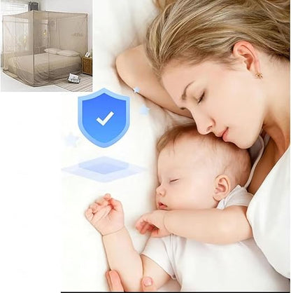 Anti-Electromagnetic Wave Bed Canopy,EMF Shielding Bed Canopy Silver Fiber Radiation Protection Fabric Square Anti Radiation,Silver-120 * 220 * 220cm