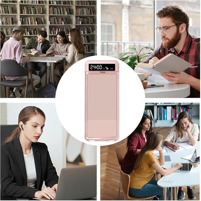 Cell Phone Lock Box – PVC 21.5x9.3x2.5cm | Phone Jail Timed Lock Box With Digital Timer, Unlock And Type-C Cable | Time Locsk Boxs For Phones, Snacks, Remote Control And Daily Device Control