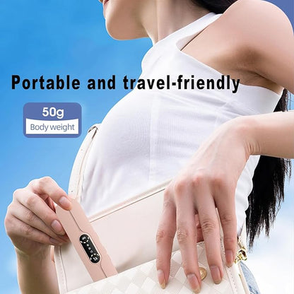 Pillow Speaker for Sleeping, Mini Bone Conduction Bluetooth Under Pillow Speaker with 10 Soothing Sounds, Sleep Timer, TF Card Support for Side Sleepers & Deep Sleep, Pink