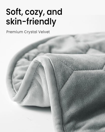 immtree Weighted Heating Pad for Period Cramps, 7lbs XXXL Size(29x24) with Fast Heat Technology, Heated Blankets for Adults, Deeper Pain Relief for Back, Shoulder and Knee