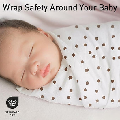 GLLQUEN BABY Receiving Blanket Boy Cotton Muslin Swaddle Blankets Girl Newborn Squares Breathable & Soft Thin Baby Blankets Cloths Double Absorbent Infant Swaddling Wrap - 3 Pack (Rainbow)