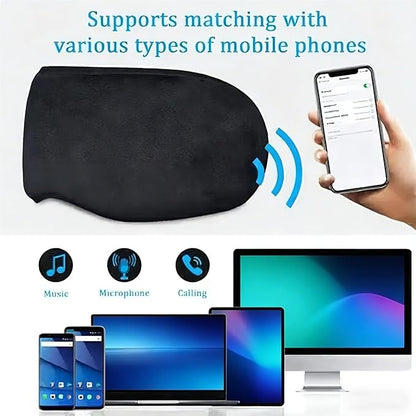 Wireless Bluetooth Sports Headband Headphones Ultra-Thin HD Stereo Perfect for Sleeping Workout Jogging Yoga Insomnia Blue Air Travel Meditation