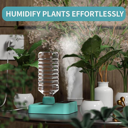 Portable Humidifiers for Travel, Small Mini Humidifier with Auto Shut-Off, Nightlight and Storage Bag for Hotel, Bedroom or Office, Plant Humidifier Indoor, Green