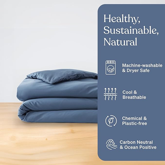 Baloo 100% Cotton Duvet Cover for Weighted Blanket (Dusk - 42"x72" - Throw Size) | Cool, Soft & Durable
