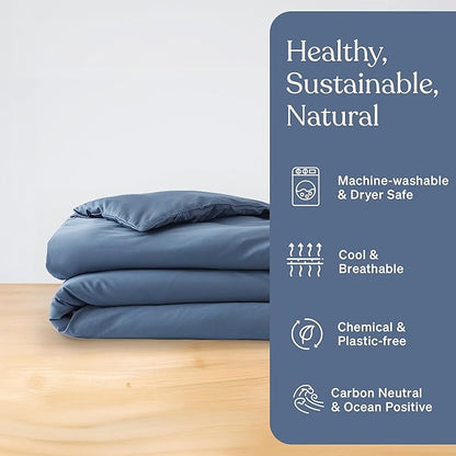 Baloo 100% Cotton Duvet Cover for Weighted Blanket (Dusk - 42"x72" - Throw Size) | Cool, Soft & Durable