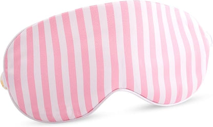 SMUG Satin Sleep Mask - Travel, Night Shift, Sleeping Eye Mask for Women & Men - Soft to Nourish Skin, & Reduce Dark Circles - Deep Dream Sleep Aid Eye Cover to Block Out Light - Candy Shop