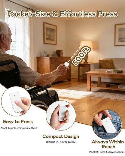 NineLeaf 2 Remote Control Outlet Plug with 2 Separate Switches – 500ft Range Wireless Light Switch, No Wiring, Removable Magnetic Base, 15A/1500W, Programmable Timer for Lamps, Fans, Holiday Décor