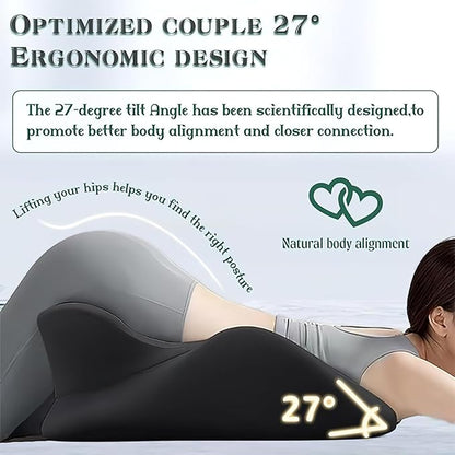 Multifunctional Pillow, Featuring Breathable Memory Foam Waist Support, Large Size with high Resilience, Provides Comprehensive Support，for All Postures (Green)