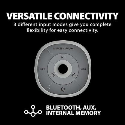 Avantree Slumber - Pillow Speaker for Sleeping, Private Audio with Built-in White Noise, Bluetooth & AUX Support, Volume Control, Sleep Timer, Charge Free for Home Use, Sleep Aids Headphones
