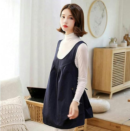 EMF Maternity Clothing,Radiation Protection Maternity Clothing Fabric Conductive Stretchable Breathable for RF/LF Blocking/Shielding,Blue-XL