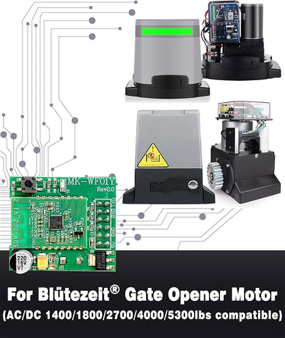 WiFi Module Wireless Smart Switch for Blütezeit ME-GO Sliding Gate Opener App Control