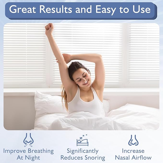 Nose Magnet for Breathing Nasal, Anti Snoring Devices for Deep Sleep, Effective Anti - Snoring Nose Clip for Men and Women