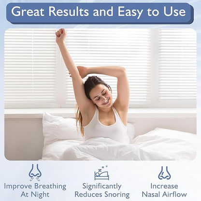 Nose Magnet for Breathing Nasal, Anti Snoring Devices for Deep Sleep, Effective Anti - Snoring Nose Clip for Men and Women