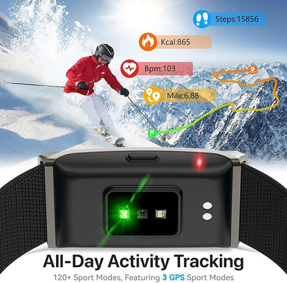 Smart Health Wristband for Women & Men - Activity Fitness Trackers Wearable Blood Pressure Monitor with Heart Rate and Sleep, Step Counter & Calories Tracker, IP68 Waterproof 173 Sport Modes