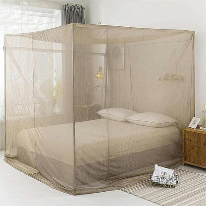 AMNOOL Anti Radiation Bed Net Canopy Made by Silver Coated Mesh,Square EMF Shielding Canopy Shielding Rate 99.99% for Radiation WiFi 5G Other RF Attenuation,120220220cm