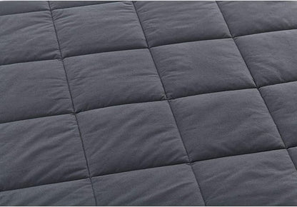 RelaxBlanket Kids Weighted Blanket | 40''x60'',10lbs | for Child Between 90-130 lbs | Premium Cotton Material with Glass Beads | Dark Grey