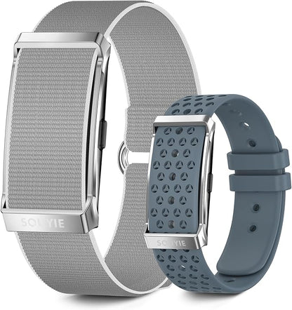 Smart Bracelet for Men Women, Health Activity Fitness Trackers, 24H Sleep Tracker, 24/7 Continuous Heart Rate/Blood Pressure/HRV/Stress Monitor, 170+ Sports Modes Smart Wristband with 2 Bands Free APP
