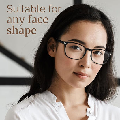 MIGSIR Blue Light Blocking Glasses for Computer Gaming, Fashion Fake Helps Reduce Screen Fatigue Eyeglasses for Women Men