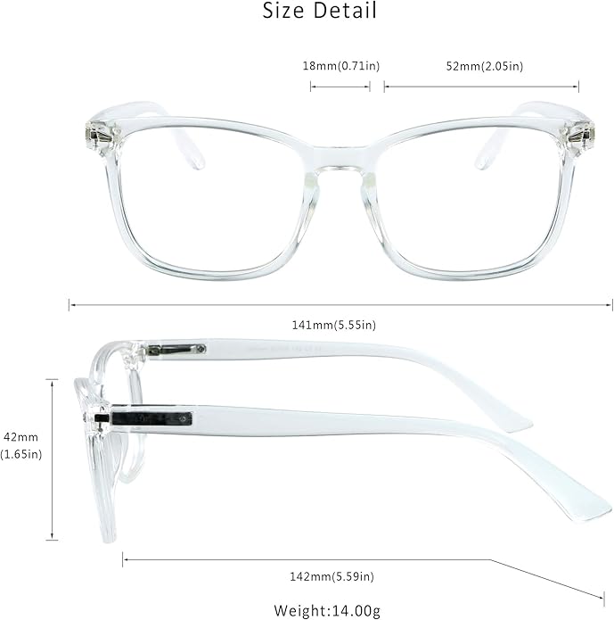 LifeArt Blue Light Blocking Glasses, Anti Eyestrain