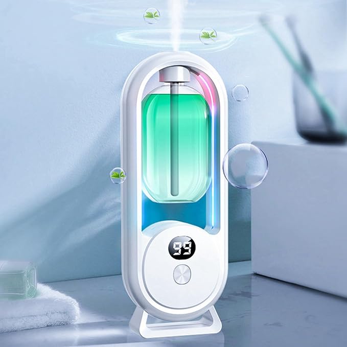 2X Wall Mounted Essential Oil Diffuser Rechargeable Timed Aromatherapy Humidifier Digital Display Air Freshener