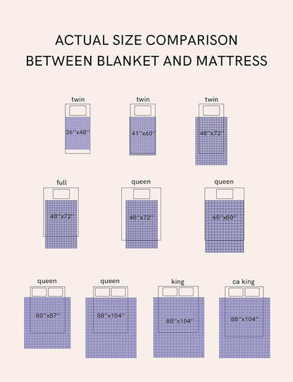 YnM Cooling Weighted Blanket for Adults, 15lbs Heavy Bed Throw for One Person of 140lbs, Perfect for Hot Sleepers or Warm Climates with Rayon/Glass Beads(60x80 Inches, Queen Bed, Fuchsia Purple)