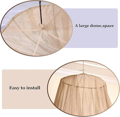 AMNOOL Anti Radiation Net Canopy,Silver Coated Mesh Radiation Protection Canopy King Size RF Shielding Netting EMF Shielding Canopy,8m