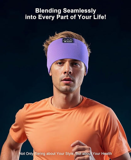LOVE EYE Sleep Headphones Wireless Headband Headphones Bluetooth 5.4 for Side Sleeper Bluetooth Headband Earphones for Sports for tech Gadgets Gifts