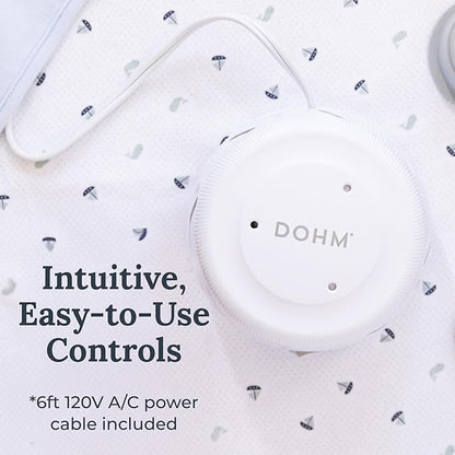 Yogasleep Dohm Uno 2 Pack White Noise Sound Machine, Real Fan Inside for Non-Looping White Noise, Sleep Aid, Office Privacy & Meditation for Adults & Baby, Registry Gift (White)